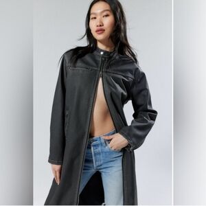 Brand new Silence + Noise Women's Black and Grey Coat